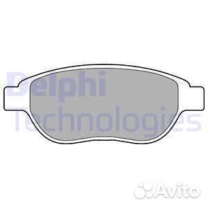 LP1653 колодки дисковые п Peugeot 307, Citroen