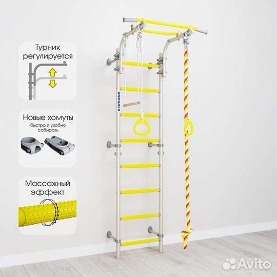 Пристенная шведская стенка romana next