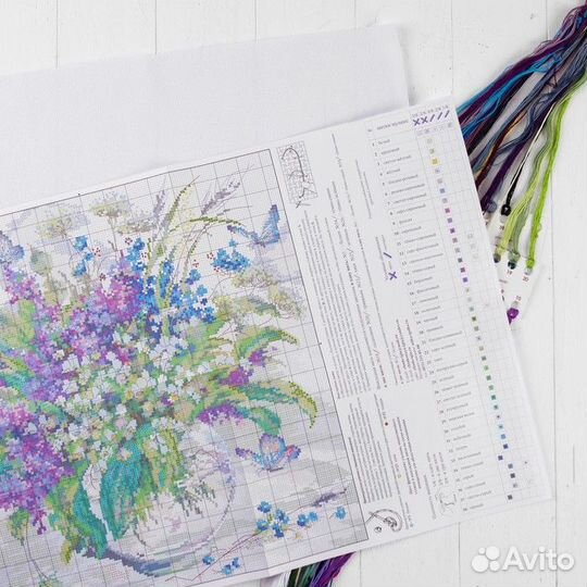 Набор для вышивания крестом 'Ласковый май'