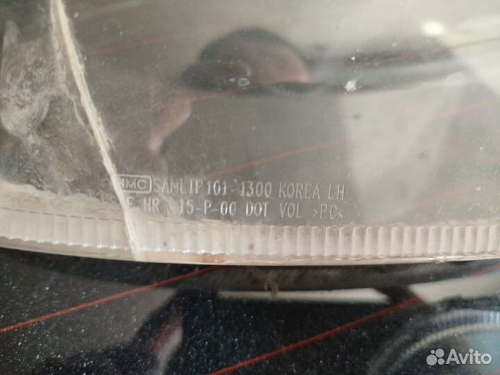 Стекла фар Sonata тагаз