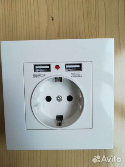 Розетка с usb зарядкой