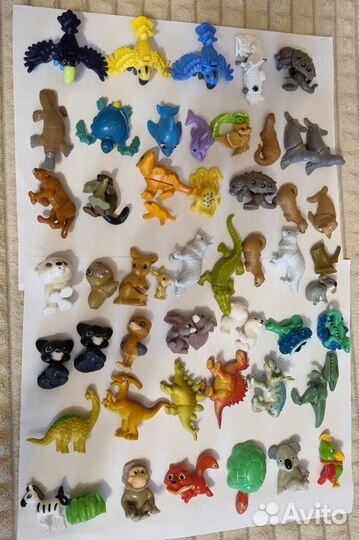 Игрушки Киндер, чурп чупс, десерты пакетами