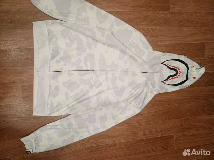 Зип худи bape shark