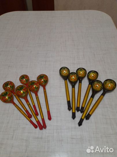 Деревянные ложки, хохлома