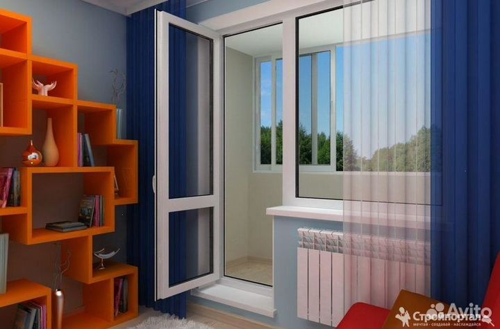 Выход на балкон в рассрочку