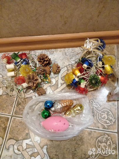 Гирлянда СССР снежинки