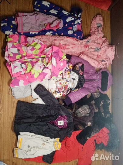 Большой пакет одежды для девочки от 18мес. до 4л