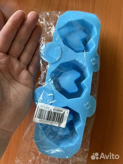 Форма для гипса/свечей сердце, стакан и квадрат