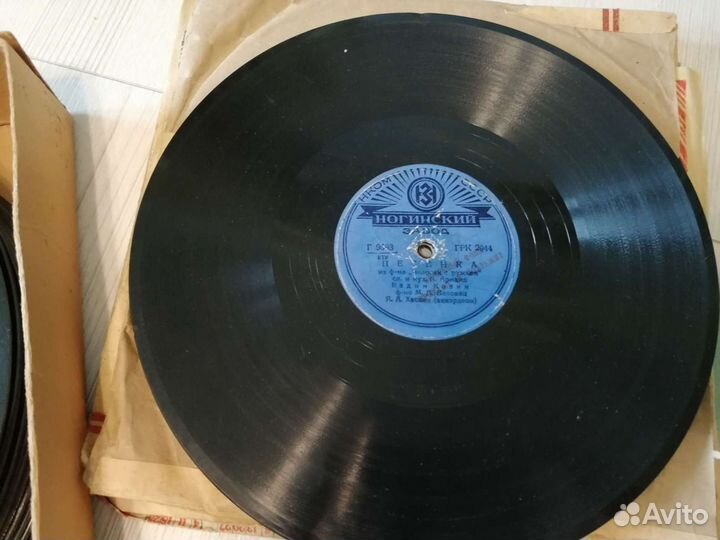Пластинки для патефона на 78 оборотов