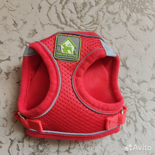 Шлейка и ошейник для щенка мелких пород