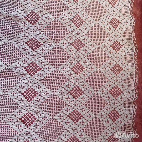 Накидка на подушку вязаная