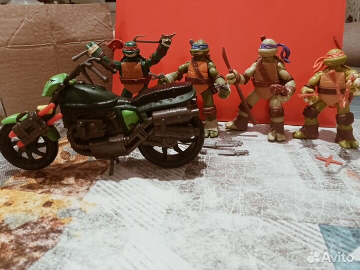 Мотоцикл черепашек ниндзя