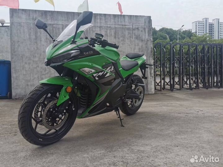 Электромотоцикл R3 eliq + 2 акб (72v 50ah)