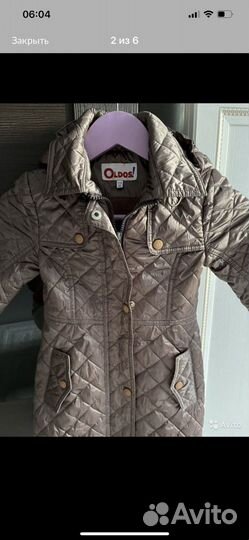 Пальто для девочки 116