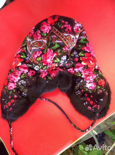 Шапка-ушанка в русском стиле