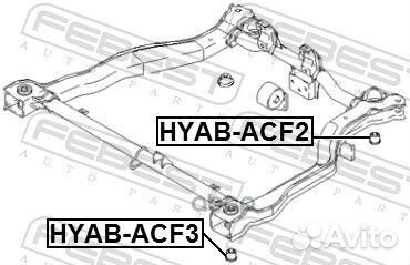 Сайлентблок подрамника hyundai accent/verna 00