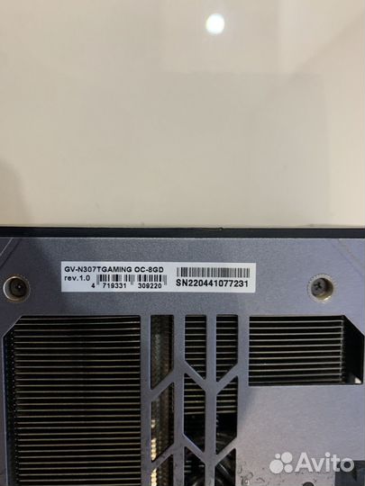 Видеокарта rtx 3070 ti