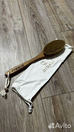 Щетка для сухого массажа c щетиной вепря Didali