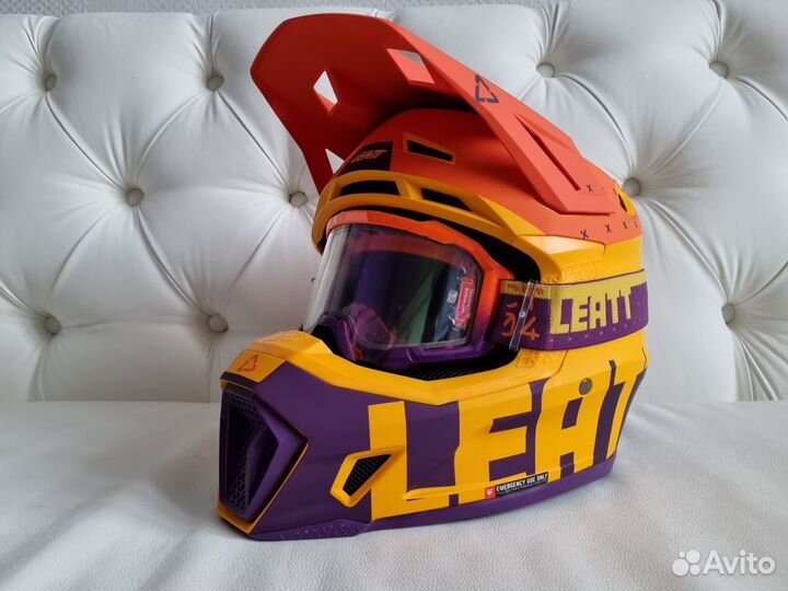 Шлем Leatt Moto 7.5 V23 Helmet Kit Индиго Фиолет