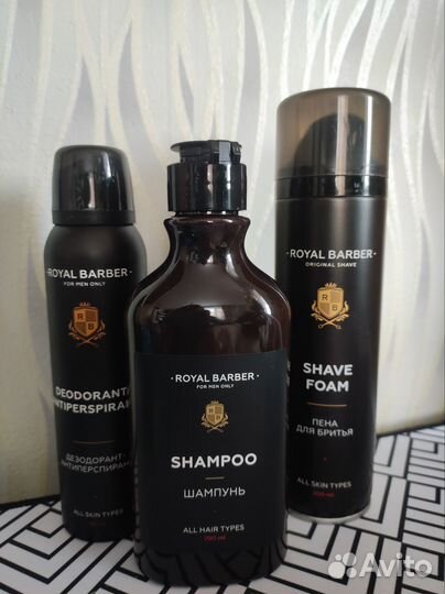 Пена для бритья и дезодорант Royal Barber