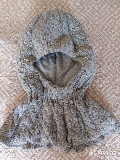 Шапка зимняя для девочки 56 58