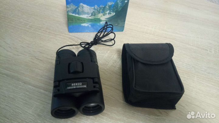 Бинокль складной карманный