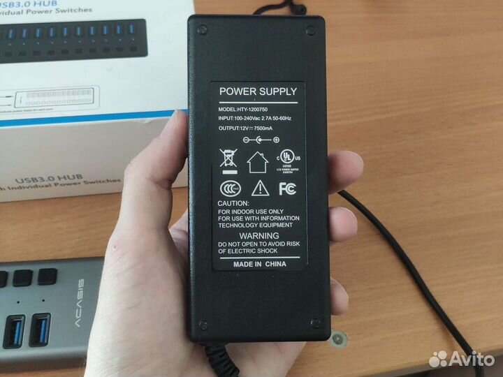 Usb концентратор, хаб Acasis USB 3.0 Hub 16 port