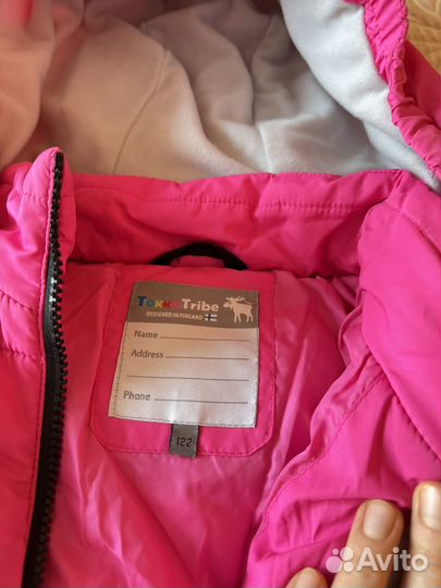 Пуховик зимний для девочки 122