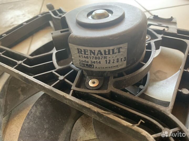 Диффузор с вентилятором Renault 214817807r