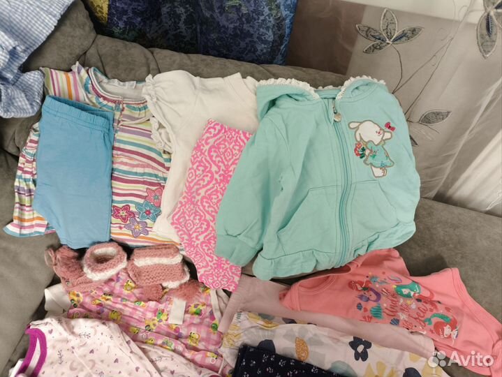 Пакет одежды для девочки 68-74