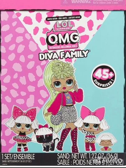 Куклы LOL OMG Diva Family оригинал США