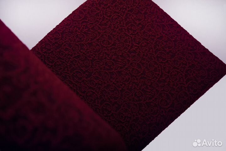Чехлы на стулья со спинкой Жаккард, цвет Бордовый