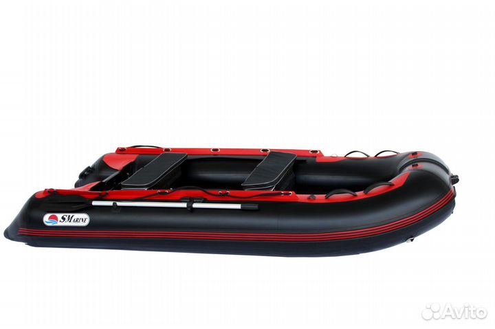 Лодка Smarine strong 365 лодка броня (черная)