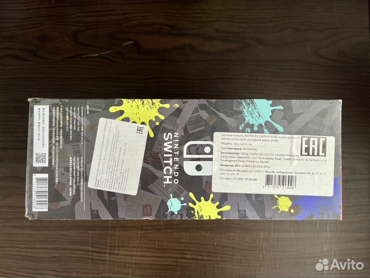 Nintendo Switch oled Splatoon 3 Edition