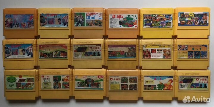 Картриджи Dendy Денди 90-х Сборники Одноигровки