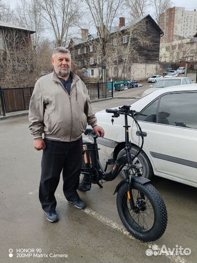 Электровелосипед фетбайк 750 w