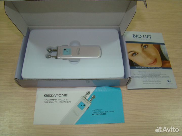 Массажер для лица микротоковый biolift новый