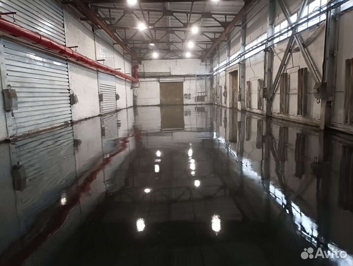 Промышленные бетонные с топпингом полы