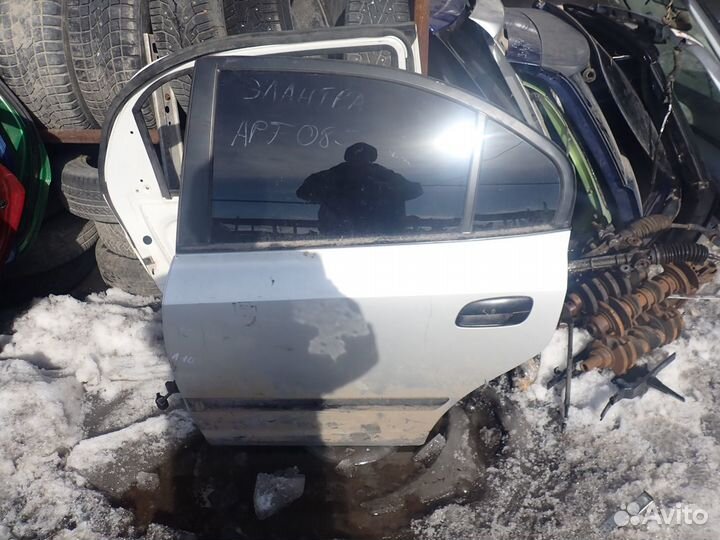 Дверь задняя левая для Hyundai Elantra 2000-2010