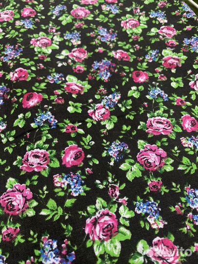 Отрез ткани СССР хлопок, ситец, интерлок