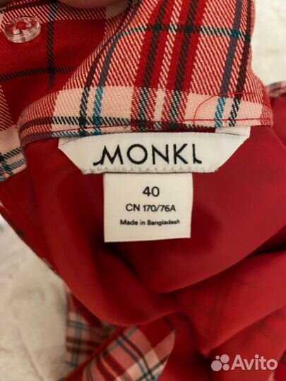 Классическая Юбка в клетку Monki