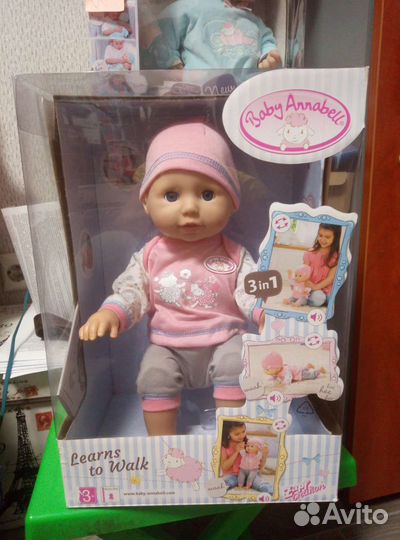 Кукла Baby Annabell Учимся ходить звук и движение
