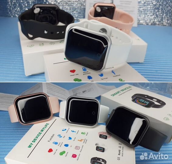 SMART Фитнес браслет Давление Пульс Уведомления