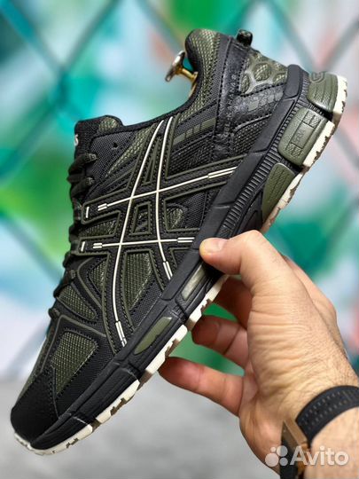 Кроссовки asics хаки мужские