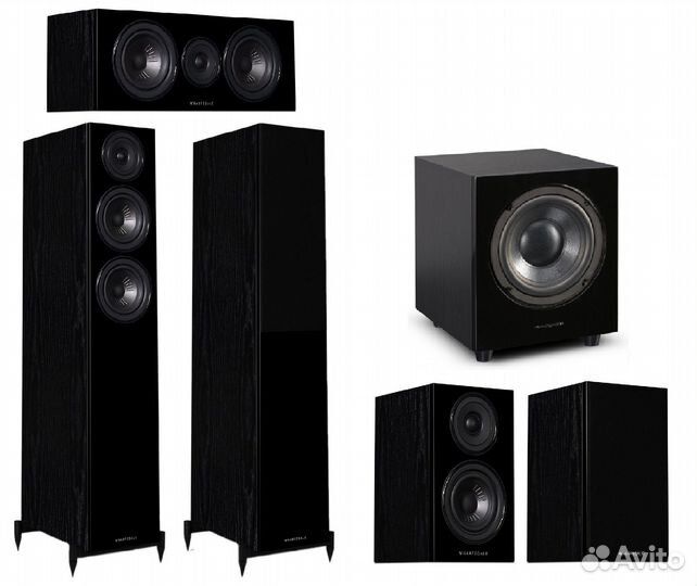 Комплект акустики 5.1 wharfedale diamond 12.3 blac