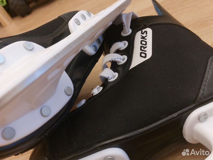 Коньки хоккейные детские Oroks Декатлон 32