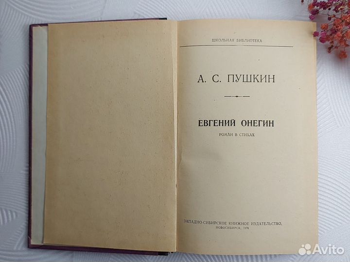 Книга Евгений Онегин А. С. Пушкин
