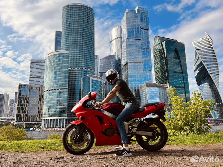 Фотосессия на мотоцикле