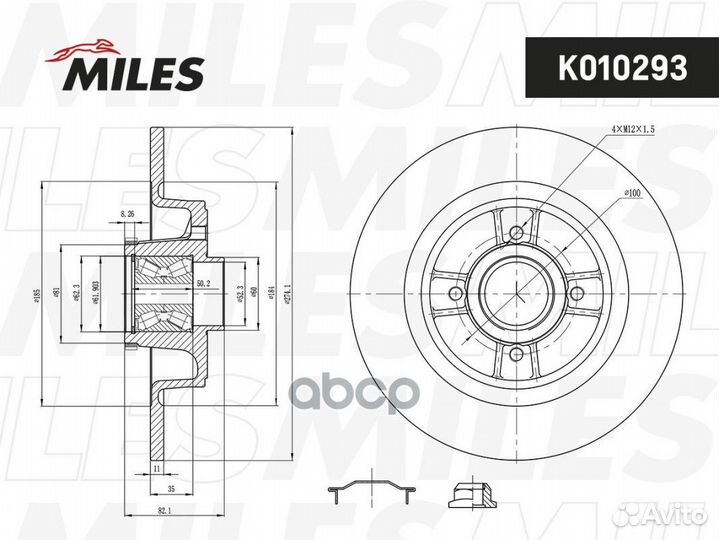 Диск тормозной renault megane I/scenic I 97-03