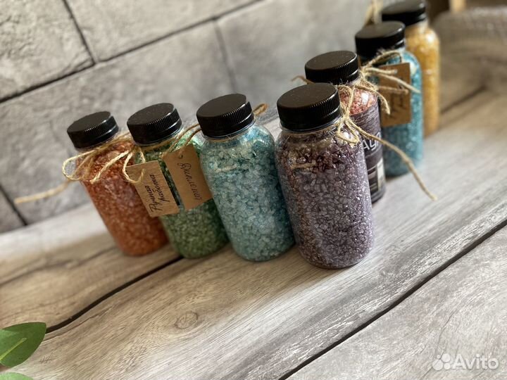 Соль для ванны с шиммером мерцающая